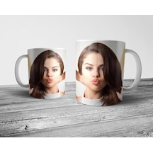 Selena Gomez Kupa Bardak Model 3 Çok Renkli