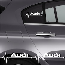 Audi E-tron İçin Uyumlu Aksesuar Oto Ritim Sticker 2 Adet 20 9 Cm