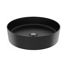Creavit Loop Yuvarlak Masa Üstü Çanak Lavabo Ø45 Cm Extra Kömür Karası Lp