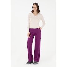 U.s. Polo Assn. Kadın Menekşe Pantolon Kanvas-chino 50290859-vr037 Menekşe