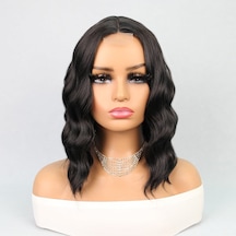 Siyah Küt Tül Peruk - Rxlu-582426 Renkli