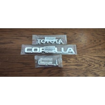 Toyota Bagaj Yazısı Corolla Bagaj Yazısı Gli Yazı Corolla Efsane Kasa Ae101 1992-1997 Uyumlu Oem