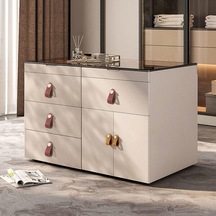 4'lü Deri Mobilya Kulpu Seti, Dolap Kapı Kolu, Deri Çekmece Kolu, Dolaplar, Şifonyer, Mutfak, Banyo İçin Antika Mobilya Kulpu