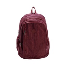 Klinkır Bayan Sırt Çantası Büyük Boy Yağmur Geçirmez Hafif Kumaş Çok Cepli Kadın Okul Sırt Çantası 45 Cm 001