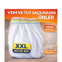 Xxl Büyük Boy Kuş Kafesi Tülü - 75x30 Cm Esnek Lastikli Yem Ve Tüy Koruyucu 1 Adet