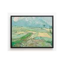 Van Gogh Van Gogh Yağmurdan Sonra Buğday Tarlaları Çerçevesiz Poster 21x30 Cm A4 Tablo Van Gogh