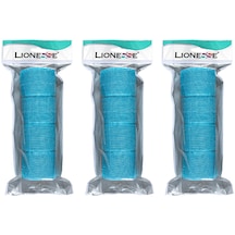Lionesse Bigudi 1115 Süngerli Mavi 3 x 4'lü Paket