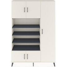 Arges Dolap 11 Raflı 5 Kapaklı 132x30x195 Aytaşı-aytaşı/antrasit Aytaşı