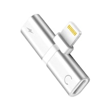 Microcase Apple Uyumlu iPhone Lightning 2In1 Şarj ve Kulaklık Çevirici Ikd101