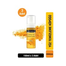 Neutrogena Soothing Clear Temizleme Köpüğü 150 ML Zerdeçal x3