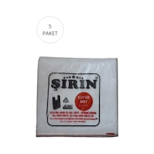 Beyaz Kalın Atlet Poşet Büyük Boy 30x57 Cm 1 Kg 5 Paket Takriben 225 Adet