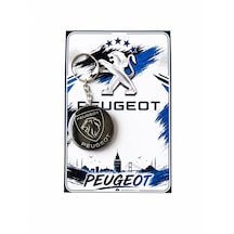 2 Adet Şişe Açacaklı Peugeot Anahtarlık Kartpostallı Hediyelik