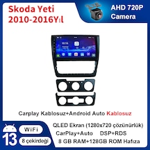Skoda Yeti 2010-2016 Yıl Multimedya 8-128 Gb Navigasyon