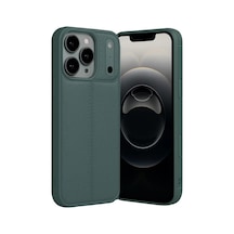 Newface Apple İphone 17 Pro Auto Focus Kapak - Koyu Yeşil
