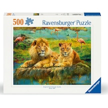 Ravensburger Puzzle Aslan Ailesi 500 Parça