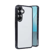Samsung Galaxy S25 Uyumlu Kılıf Lensli Silikon - Siyah