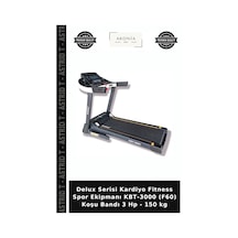 Delux Serisi Kardiyo Fitness Spor Ekipmanı Kbt-3000 F60 Koşu Bandı 3 Hp - 150 Kg