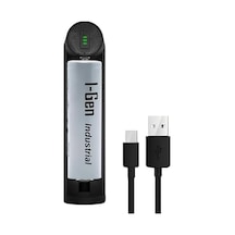 I-gen Batteries G101 2000mah Şarj Edilebilir Pil + Tekli Şarj Cihazı Seti 18x65mm - 3.7 - Düz Kafa