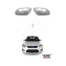 Ford Focus 3 Uyumlu 2011-2017 Krom Ayna Kapağı 2 Parça Paslanmaz Çelik