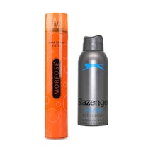 Morfose Ultra Strong Saç Spreyi Turuncu 400 ML + Slazenger Active Active Sport Erkek Deodorant