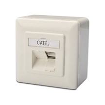 Assmann Dn-9007-S-1 Digitus Sıva Üstü İkili Rj-45 Priz. Cat. 6A C