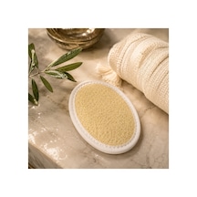 Arga Oval Kabak Lifi 16x12cm Doğal Yüz Ve Cilt Temizleme Bitkisel Banyo Lifi - 573078836