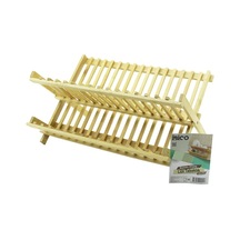 Lüx Ahşap Bambu Bulaşık - Tabaklık Tezgah Üstü 46x33cm Go-53-vice 01437 Çok renkli