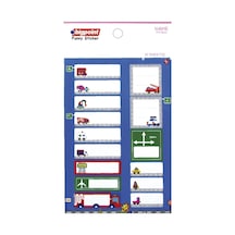 Bigpoint Sticker School Arabalar 5 Yaprak X 15 Adet