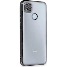 Newface Xiaomi Redmi 9c Kılıf Razer Lensli Silikon - Siyah