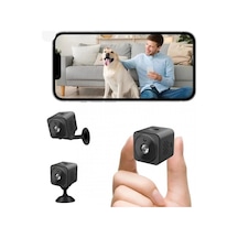 Akıllı Mini Kamera 1080p Hd Wifi Mobil Uygulamalı Şarjlı Gece Görüşlü Çift Yönlü Ses Kart Destekli