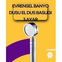 Hubrendy Tekno Sağlam Metal Hortum Bağlantılı, 360 Hareketli Duş Başlığı Diğer