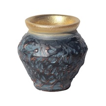 Dekoratif Taraklı Seramik Küp Saksı 20X14 Cm