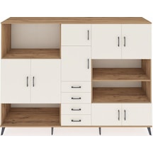 Hyperion Dolap 9 Raflı 4 Çekmeceli 8 Kapaklı 220x44x163 Çam-aytaş Çam-aytaşı Hyperion Dolap 9 Raflı 4 Çekmeceli 8 Kapaklı 220x44x163 Çam-aytaş Çam-aytaşı