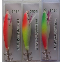Sasa Fosforlu Parlak Kumaş Kalamar Zokası 6 Cm 3 Lü Set