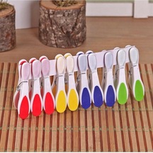 İz Bırakmayan Silikon Mandal 12 Li 4767 - Net9680-1755 Çok Renkli