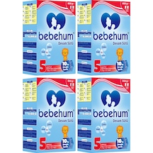 Bebehum 5 No Devam Sütü 2 Yaş+ 800 Gr X 4 Adet