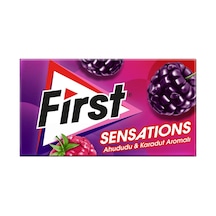 First Sensations Ahududu Karadut Aromalı Şekersiz Sakız 27 Gr