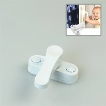 Pvc Pimapen Pencere Cam Balkon Kapısı Güvenli Emniyet Kilidi 5468 Çok Renkli
