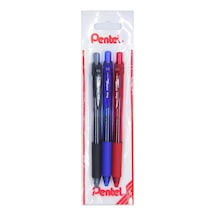 Pentel Energel 0.5 Mm Likit Roller Kalem Siyah/mavi/kırmızı 3'lü Set Genel