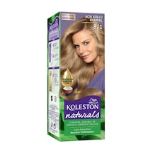 4 Adet Koleston Naturals Saç Boyası 8/1 Açık Küllü Kumral 110 Ml