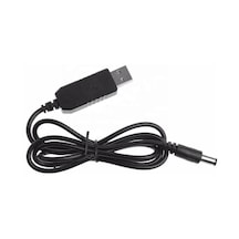 Usb 5v - Dc Jack 12v Voltaj Yükseltici Kablo 1m