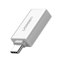 Ugreen Usb 3.0 Type-c Dönüştürücü Adaptör, Beyaz, 30155