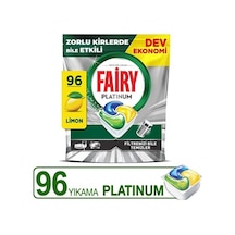 Fairy Platinum Bulaşık Makinesi Kapsülü Limon Kokulu 96'lı