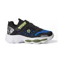 019 Çocuk Rahat Sneaker Siyah/saks Mavi