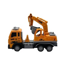 Uzaktan Kumandalı Şarjlı Full Fonksiyon Işıklı İnşaat Makineleri 27 Mhz 1:16 Ölçek Kepçe Açık Bej