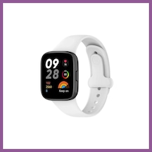 Bezos Redmi Watch 3 Origin Silikon Kordon - Beyaz Rengaren