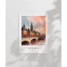 Çerçevesiz Poster Kanada Ottawa İ
