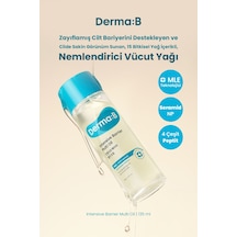 15 Bitkisel Yağ İçerikli, Hızlı Emilen, Nemlendirici Vücut Yağı Derma:b Intensive Barrier Multi Oil
