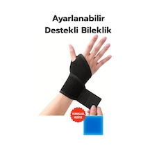 Ayarlanabilir Destekli Kadın Erkek El Bilekliği Sağ Sol El Uyumlu, Spor Ve Günlük Kullanıma Uygun