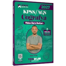 Yediiklim Yayınları 2027 Kpss Ags Atölye Serisi Genel Kültür Coğrafya Video Ders Notları